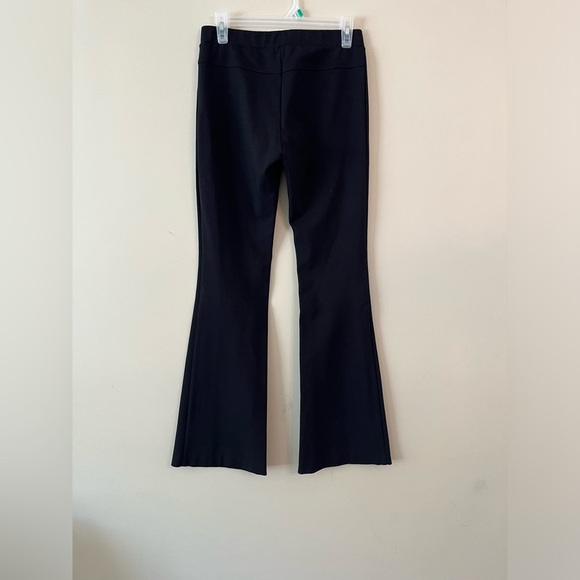 Rinascimento Made in Italy Women Pull On Black flares trousers size medium - Picture 3 of 4